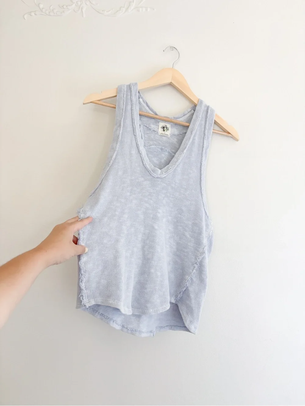 Free People Baby Blue Tank